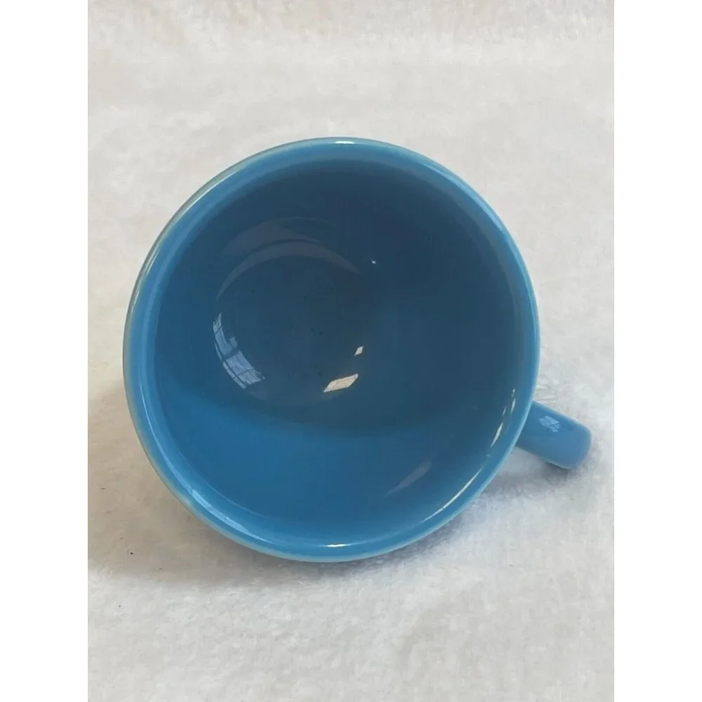 Homer Laughlin China Co Fiestaware‎ Peacock Blue Coffee Tea Cup Lead Free